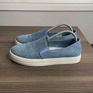 Skechers Blue Fairy Dusted Platform Sneakers Size 10